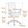 Кресло компьютерное Tetchair Spark 20535 коричневый фото 11