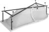 Каркас сварной для акриловой ванны Aquanet Tessa/Light 170x70 фото 2