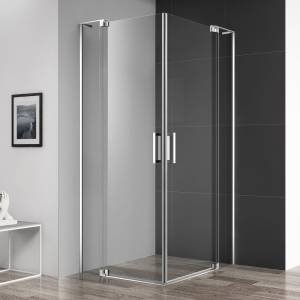 Душевой уголок Cezares Slider A 2 100/110 C Cr профиль хром, стекло прозрачное