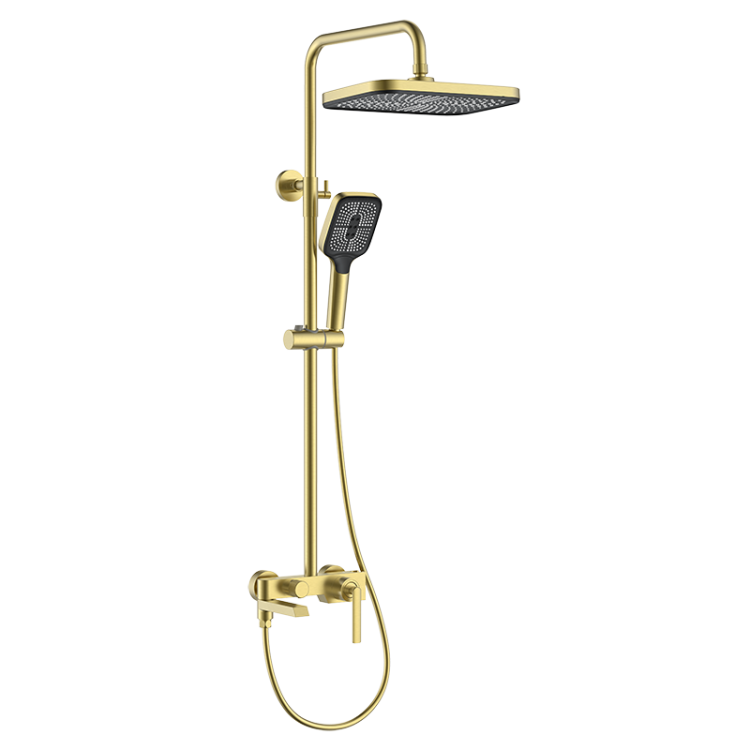 Душевая стойка Elghansa Urban 2323301-2X-MattGold матовое золото