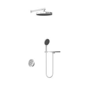 Душевой комплект Vincea Inspire VSFW-3I22MT2RCH встраиваемый, термостатический, двухрежимный, хром глянцевый