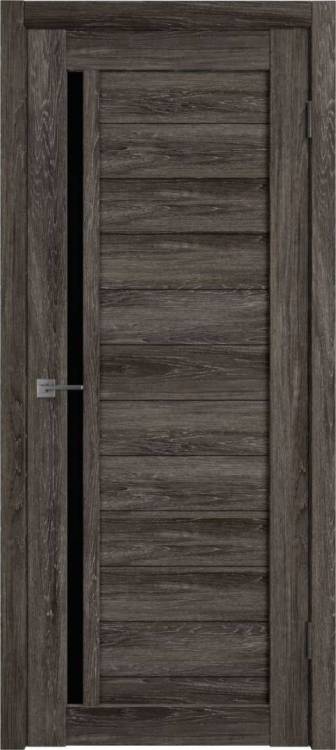 Межкомнатная дверь Владимирская Фабрика Дверей Atum 9 Terra Vellum стекло Black Gloss 900x2000