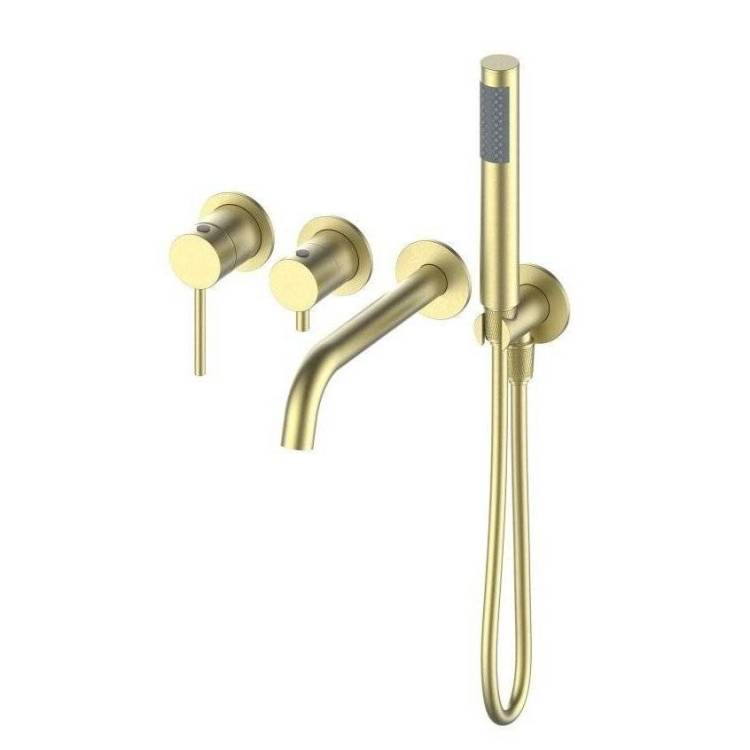 Смеситель для ванны Oliveeka Y OL-889017-BG встраиваемый, с внутренней частью, золотой матовый