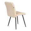 Стул Tetchair Medeo 21848 молочный/черный фото 3