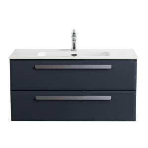 Тумба под раковину Cezares ECO-CER-N-1000-2C-SO-GR-P Grafito, 100x45.7x50