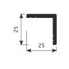 Угол Cosca Decor AX001 200x2.5x2.5 фото 2