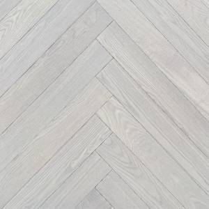 Инженерная доска Wood Bee Herringbone Ясень Мунлайт 600x92x12 мм