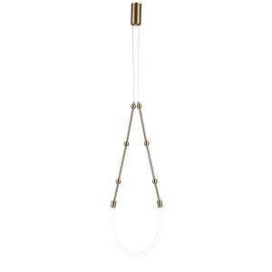Подвесной светодиодный светильник Indigo Corda 14010/1P Brass V000062L