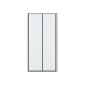 Душевая дверь в нишу Bravat Line 100x200 складная