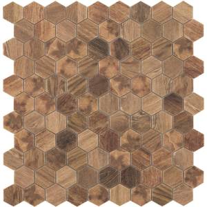 Мозаика Vidrepur Marbles/Woods Hex №4700D 30.7x31.7 Мозаика Vidrepur Marbles/Woods Hex №4700D 30.7x31.7