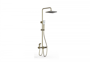 Душевая стойка Wonzon & Woghand WW-B3310-BG с термостатом, золото