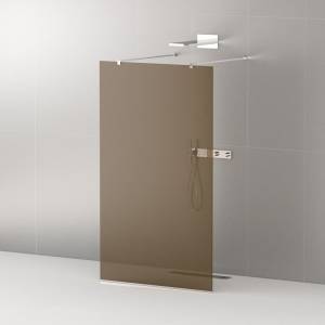 Душевая перегородка Cezares Liberta LIBERTA-L-2-120-120-BR-Cr хром