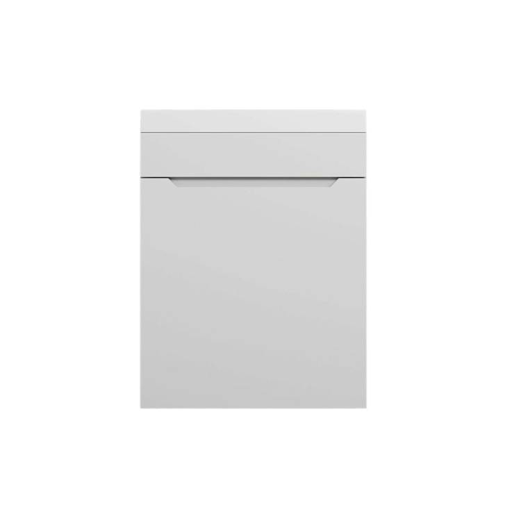 Тумба с раковиной Uperwood Tanos KTanos40W подвесная, матовая, белая, 40 см