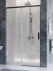 Душевая дверь в нишу Cezares PLANE-BF-1-110-C-GM профиль оружейная сталь, стекло прозрачное, 110x195 фото 4
