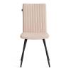 Стул Tetchair Monte Carlo Trend 25233 бежевый, черный, велюр фото 5