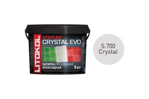 Затирка Litokol Starlike Crystal EVO эпоксидная с эффектом "хамелеон" S.700 Crystal 5 кг