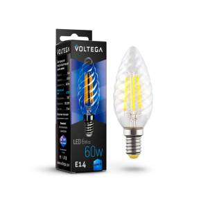 Светодиодная лампа Voltega Crystal Candle corn 6W 7028