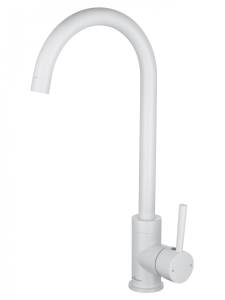 Смеситель для кухни Wonzon & Woghand WW-A21102-MW белый матовый