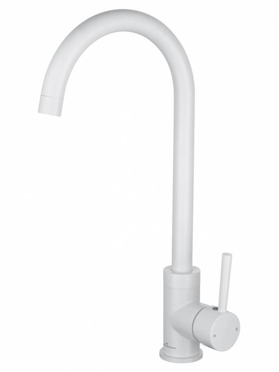 Смеситель для кухни Wonzon & Woghand WW-A21102-MW белый матовый