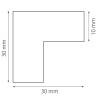Соединитель L-образный Lightstar Linea 506127 фото 2