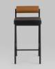 Набор из 2 полубарных стульев Stool Group Балла FDC9939 sDC6095-10+b270-28 X2 темно-серый, коричневый, экокожа фото 3