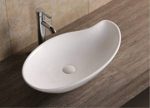 Раковина Cerutti Spa CR7265B белая, 66x38