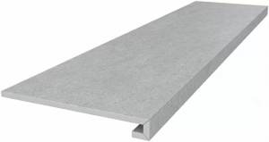 Ступень Kerama Marazzi Фондамента DL500720R\GCF клееная пепельный светлый 119.5x33