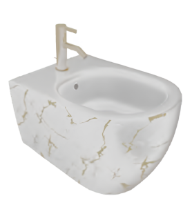 Биде подвесное Isvea Infinity 10NF41001-2L-MRM белый матовый