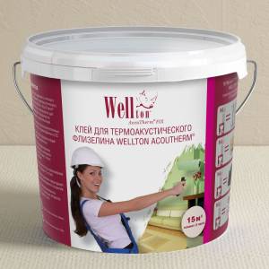 Клей для термоакустического флизелина Wellton Acoutherm Fix 5 кг