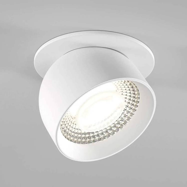 Встраиваемый точечный светодиодный светильник Elektrostandard Uno 25092/LED 8W 4000K белый