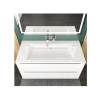 Раковина Uperwood Infinity RInfinity80wg0 без отверстия для смесителя, белая глянцевая, 80x45 фото 2