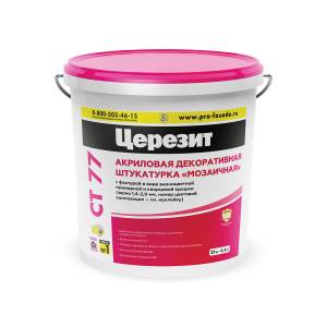 Мозаичная декоративная штукатурка Ceresit CT 77 1.4-2.0 мм Peru 2 25 кг
