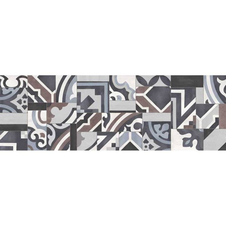 Керамическая плитка Ragno Tempera R70G Decoro Time Blu 30x90