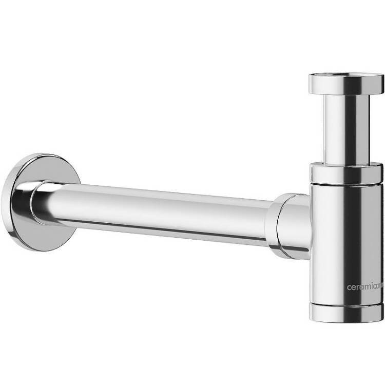 Сифон для раковины Ceramica Nova 70001CH с гидрозатвором, Хром