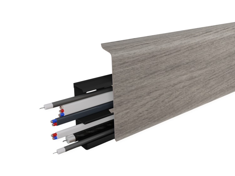 Плинтус Bonkeel Барк 8521 Дуб Осетинский 2200x85x20