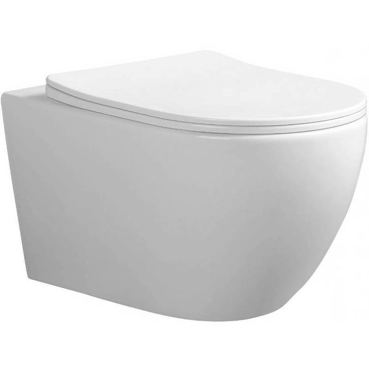 Унитаз подвесной Cerutti Spa Orlter AriaTornado CT9955 белый с сиденьем микролифт