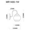 Бра MyFar Kris MR1490-1W фото 2