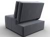 Кресло-кровать Лига Диванов Лига-107 (80) 134898 Серый фото 5
