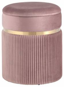 Пуф-сундук Stool Group Миранда 19B352VA-8167-30 велюр розовый с ящиком