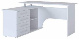 Стол компьютерный Сокол КСТ-109Л 4680212004650, 4680212004667, КСТ109ЛБ6 Белый