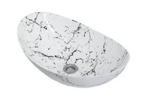 Мебельная раковина Stella Polar Орион SP-00001054 белый мрамор