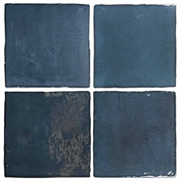 Керамическая плитка Dna Tiles Flash Bars 124416 Cobalt Glossy 13x13