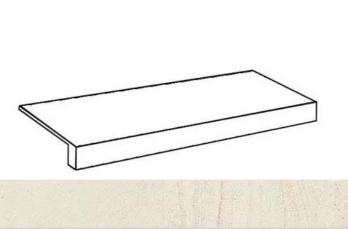 Ступень Italon Рум 620070001215 Стоун Уайт фронтальная 33x60