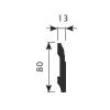 Плинтус Cosca Decor PX021 200x1.3x8 фото 2