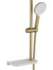 Смеситель для ванны Wonzon & Woghand WW-AE3201-BG с душевым гарнитуром, брашированное золото фото 7