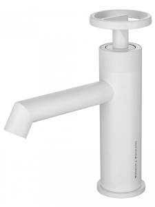 Смеситель для раковины Wonzon & Woghand WW-H1065-MW белый матовый