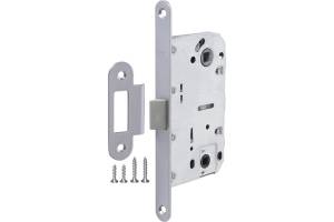 Защелка Fuaro PLASTIC P96WC-50 Сатинированный хром SSC, врезная, пластиковый язычок