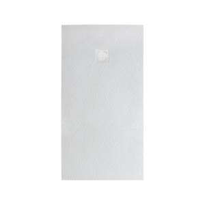 Поддон для душа BelBagno Uno TRAY-MR-UNO-AH-180/80-35-W-BO с сифоном и белой матовой декоративной накладкой, 180x80