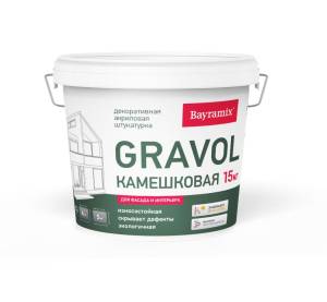 Декоративная штукатурка Bayramix Gravol 071 1.5 мм 15кг