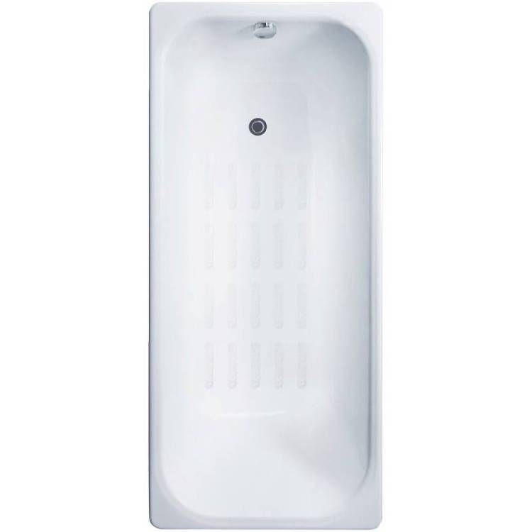 Чугунная ванна Delice Aurora DLR230605-AS 170x70, с антискользящим покрытием, с ножками